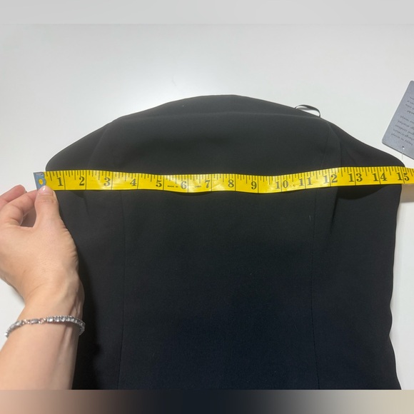 Amanda Uprichard Valencia Strapless Midi Prom Dress  Datenight Minimalist - Picture 4 of 7